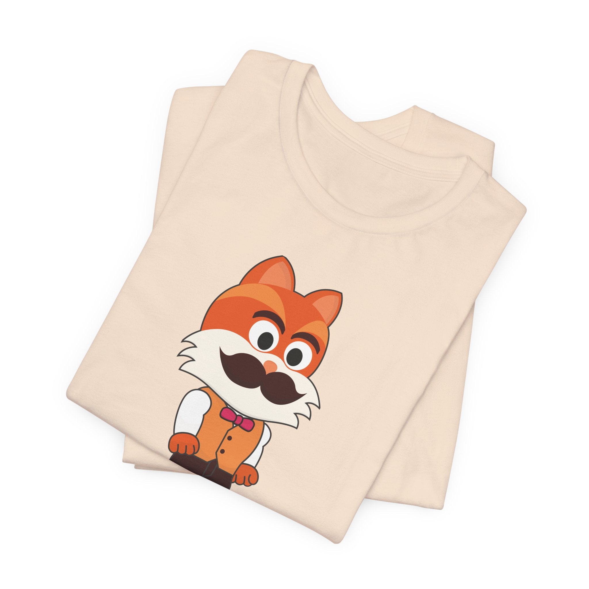 Marty Meowstache — Cute Dapper Cat Cartoon T-Shirt