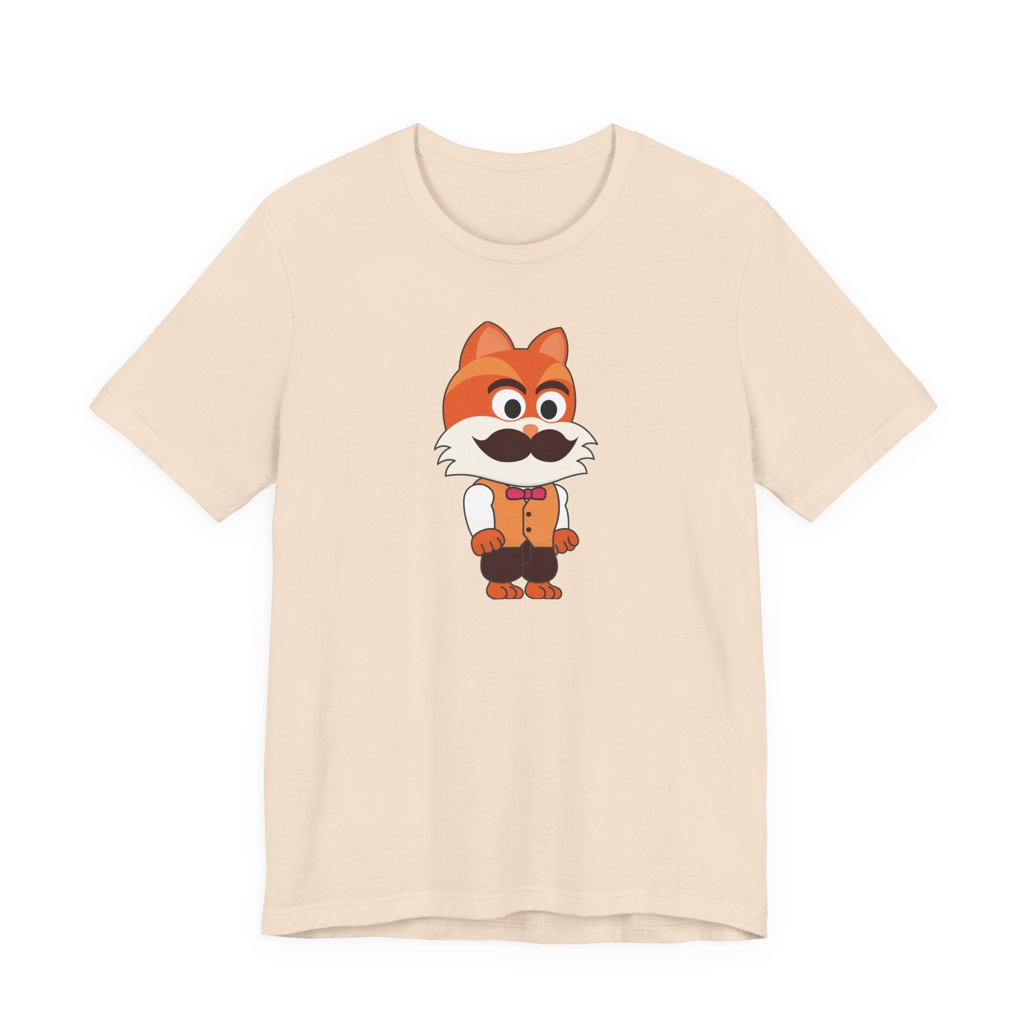 Marty Meowstache — Cute Dapper Cat Cartoon T-Shirt
