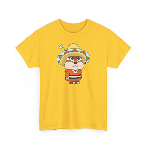 Chippy La Bamba — Cute chipmunk in Sombrero Kids & Adult Graphic T-Shirt