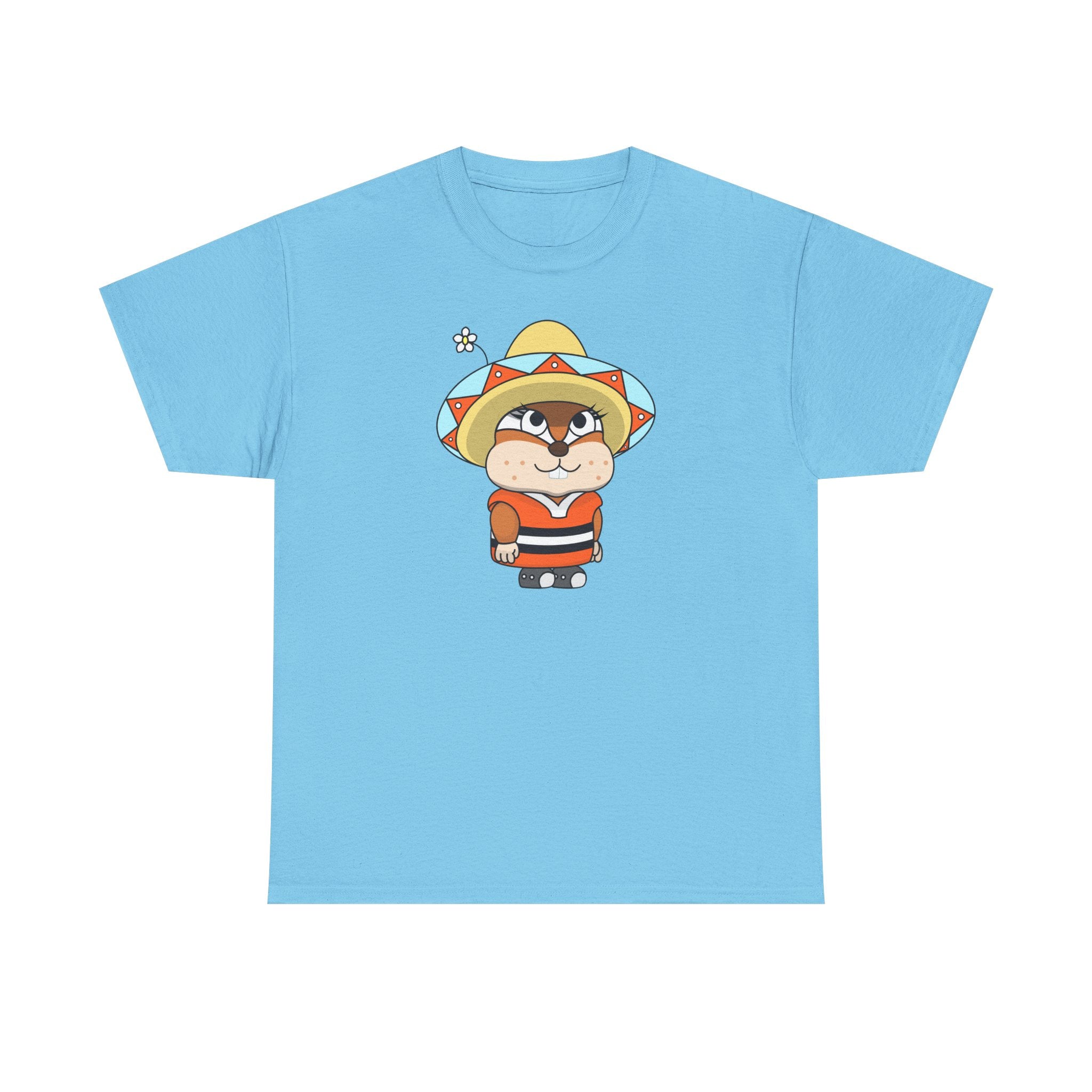 Chippy La Bamba — Cute chipmunk in Sombrero Kids & Adult Graphic T-Shirt